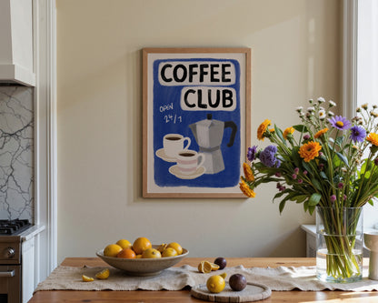 Coffee Club 24/7 Blue Print