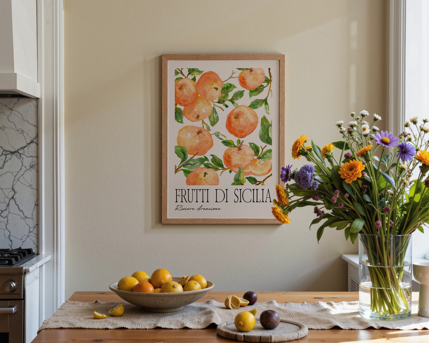 Frutti Di Sicillia Orange Print