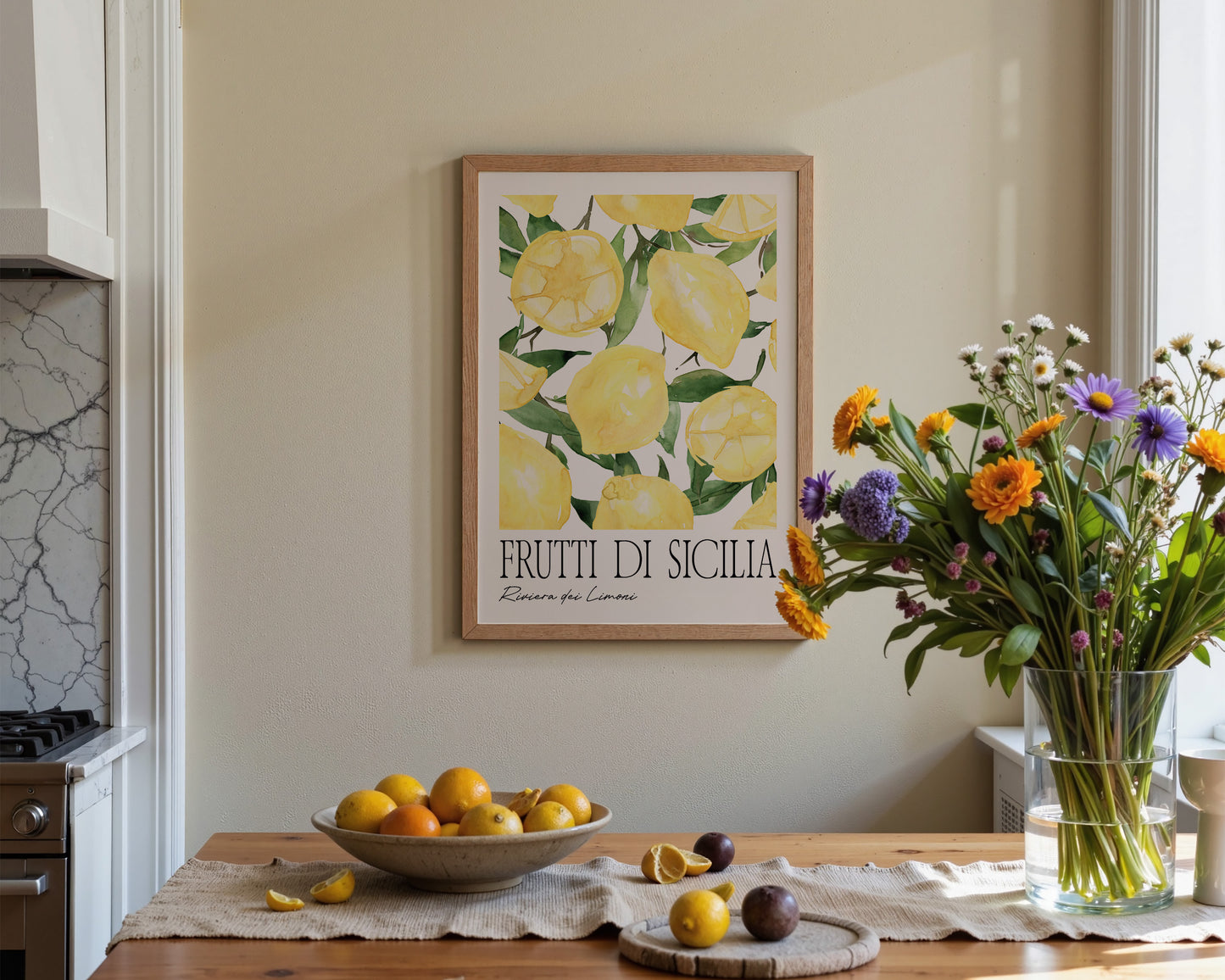 Frutti Di Sicillia Lemon Print