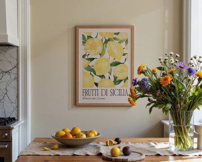 Frutti Di Sicillia Lemon Print