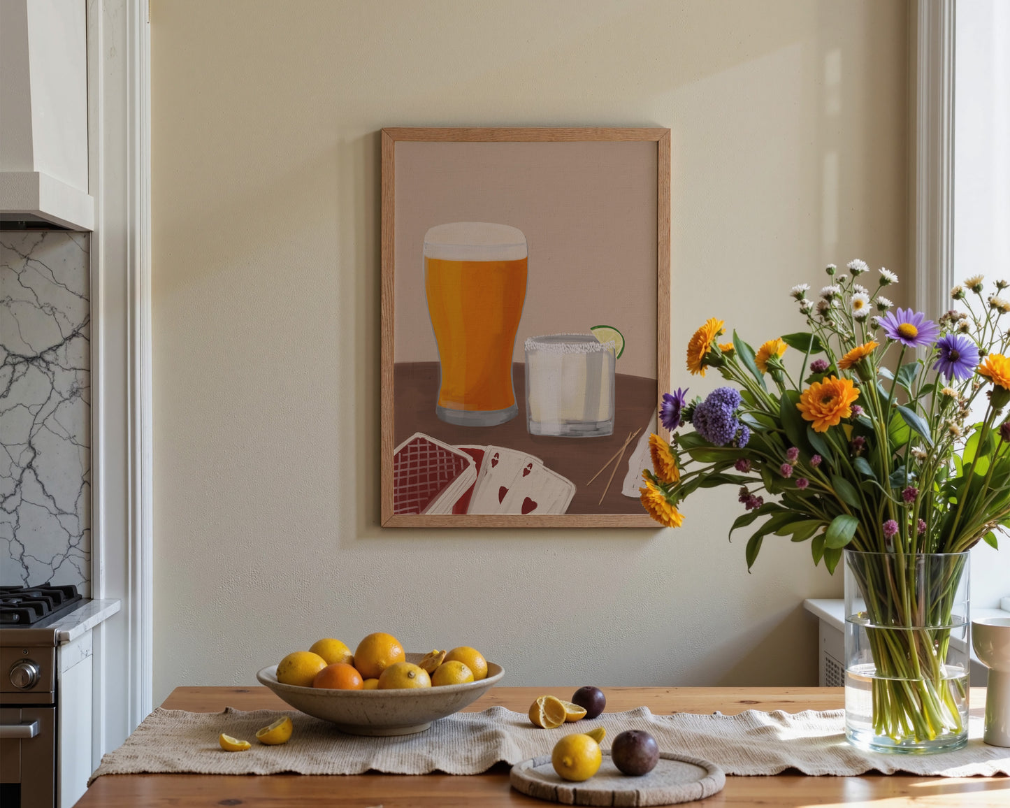 Lager & Margarita Date Night Print