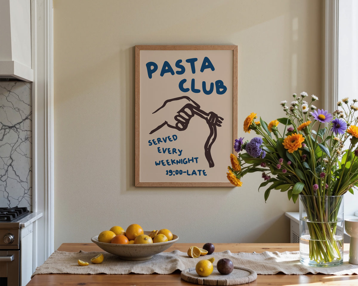 Pasta Club Blue Print