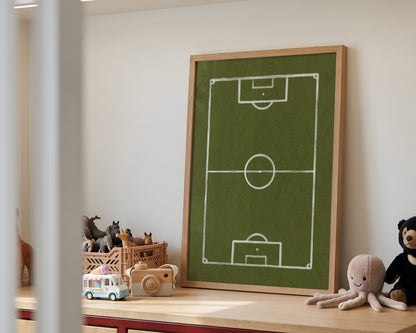 Football Pitch Print
