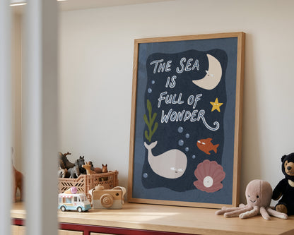The Sea Is Full Of Wonder Print