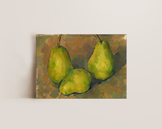 Three Pears Canvas