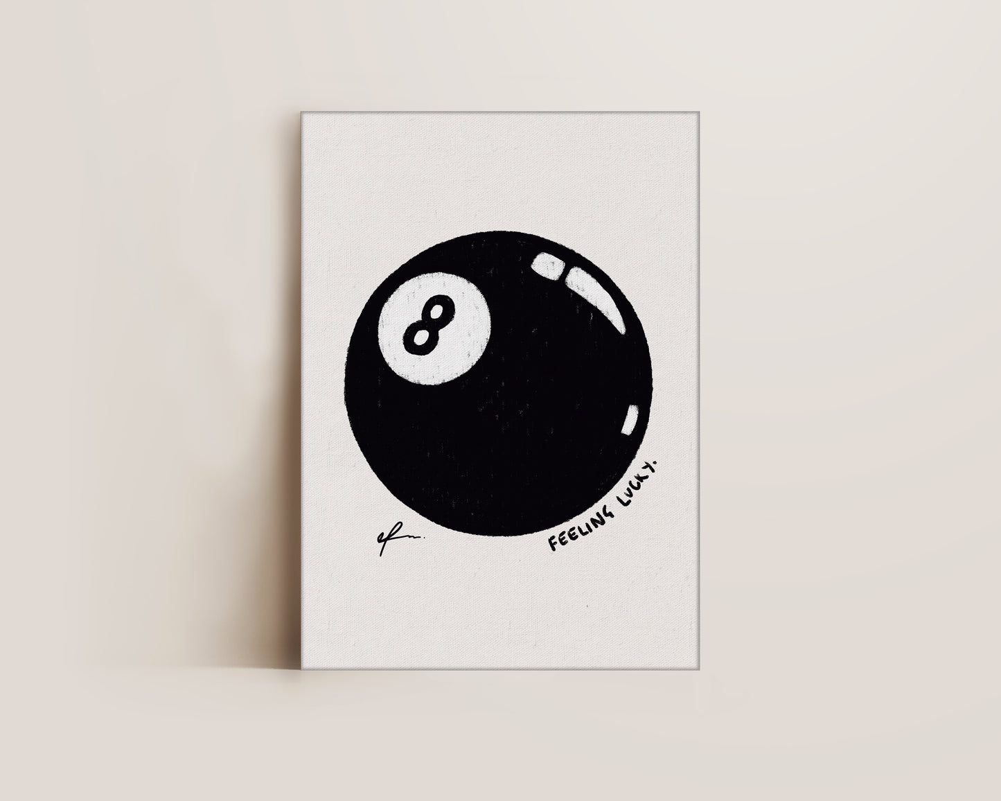 8 Ball Canvas