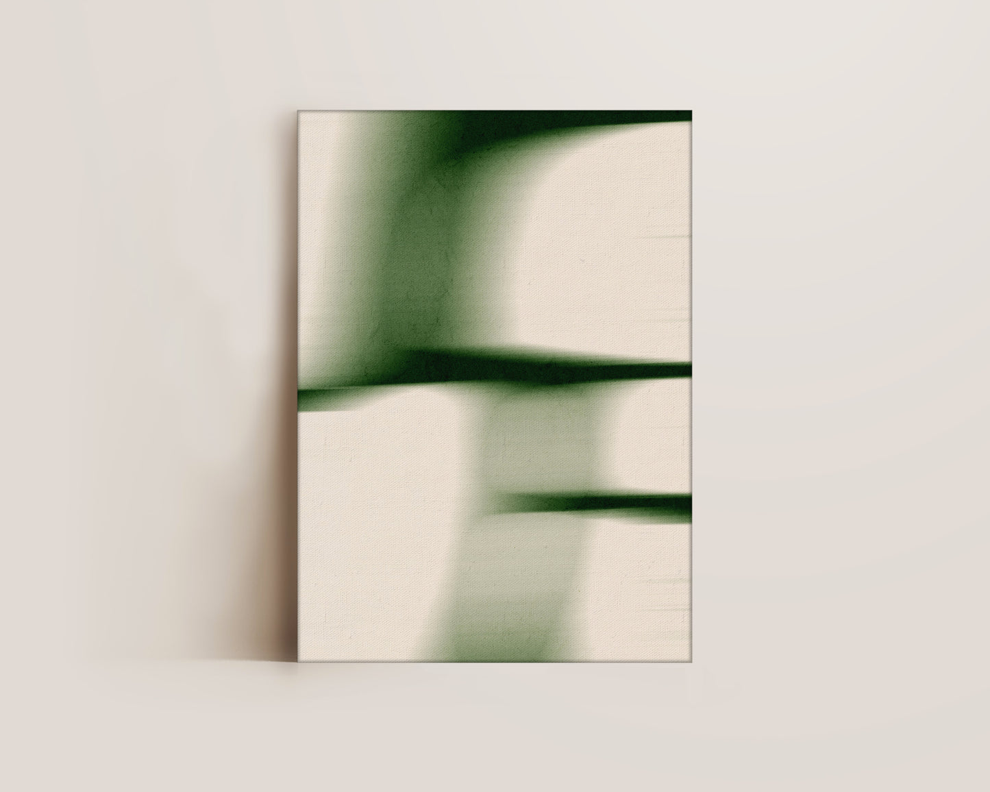 Green Blur No. 2 Canvas