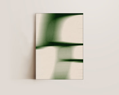 Green Blur No. 2 Canvas