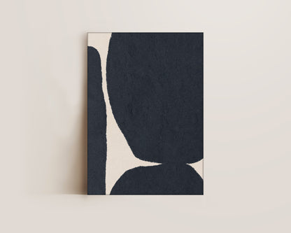 Blue Shapes Canvas