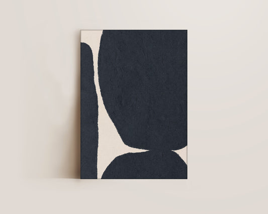 Blue Shapes Canvas