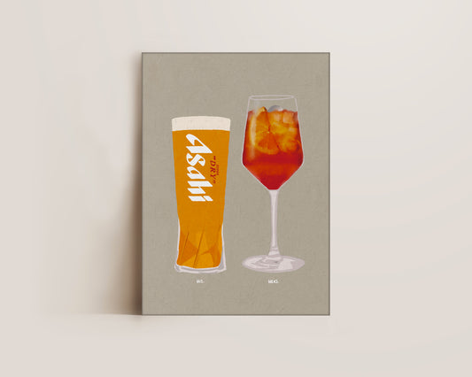 Asahi & Aperol Spritz Canvas