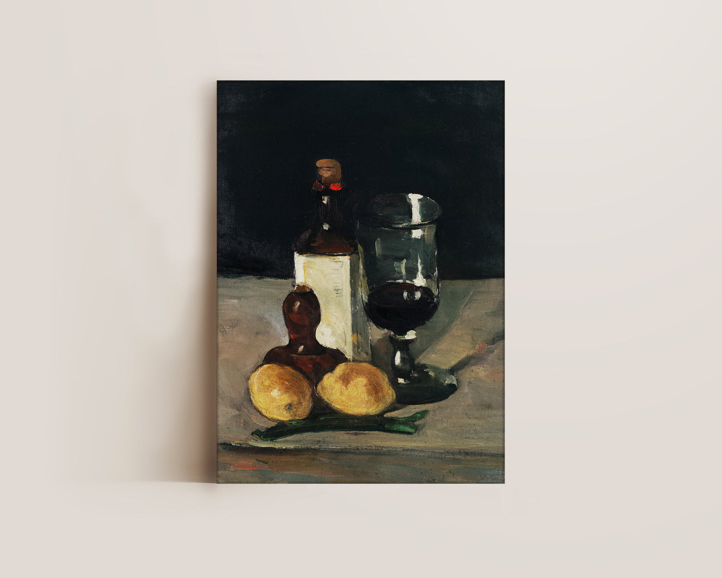 Lemons & Glass Canvas