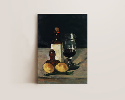 Lemons & Glass Canvas