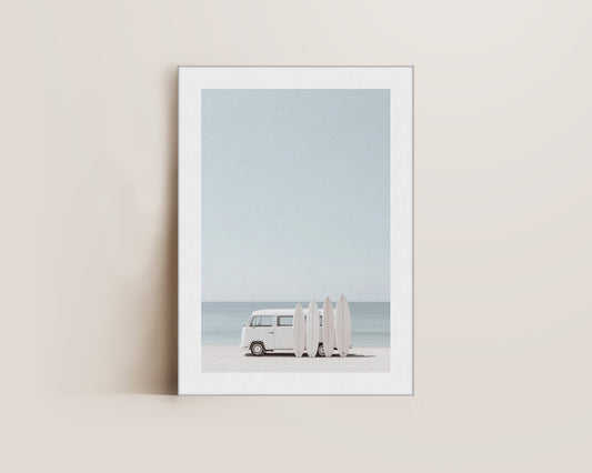 Camper Van Surf Canvas