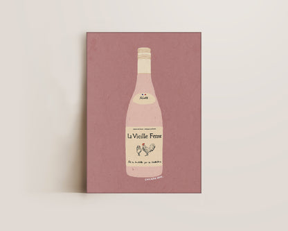 Chicken Wine Canvas