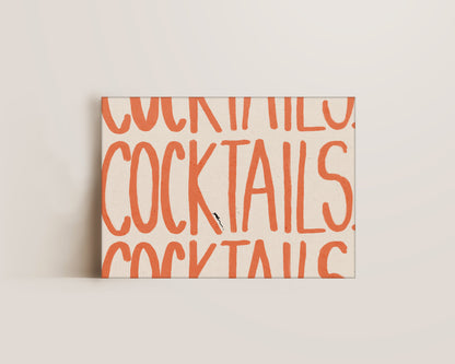 Cocktails Canvas