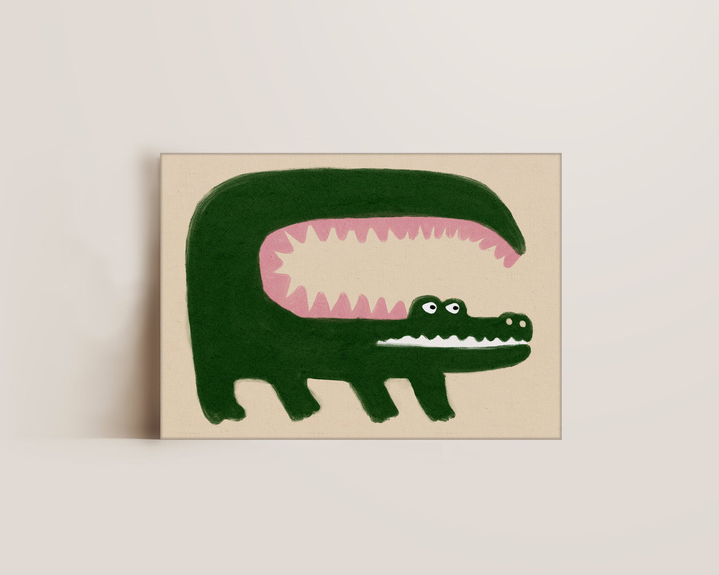 Crocodile Canvas