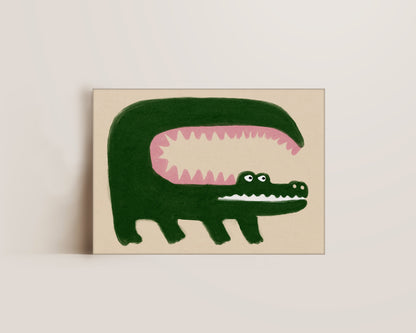 Crocodile Canvas