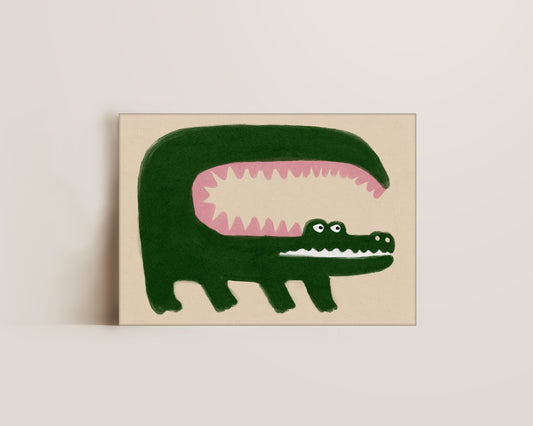 Crocodile Canvas