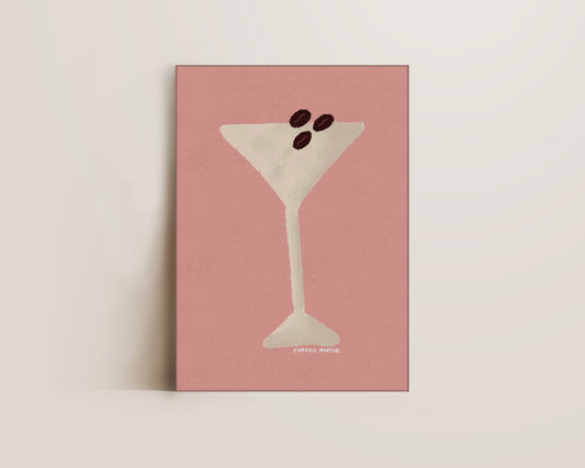 Espresso Martini Oil Canvas
