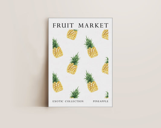 Fruit Market Pineapple Canvas