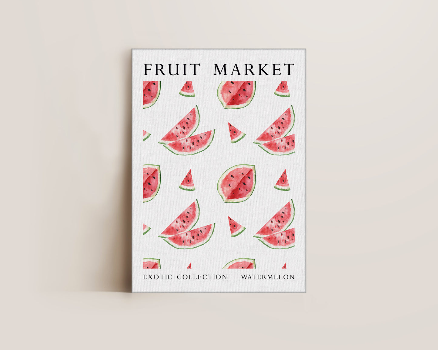 Fruit Market Watermelon Canvas