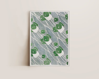 Green Abstract Canvas