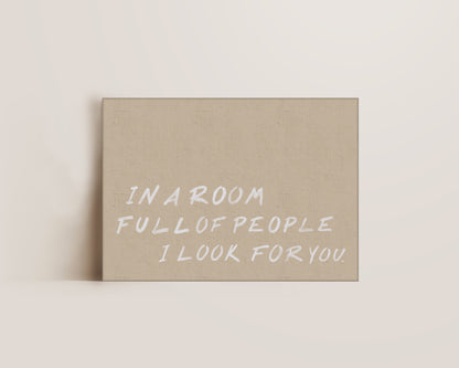 Room Full Of People Canvas