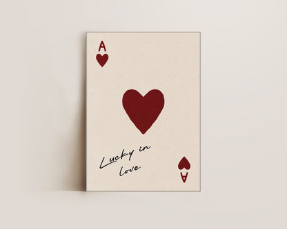 Lucky In Love Canvas