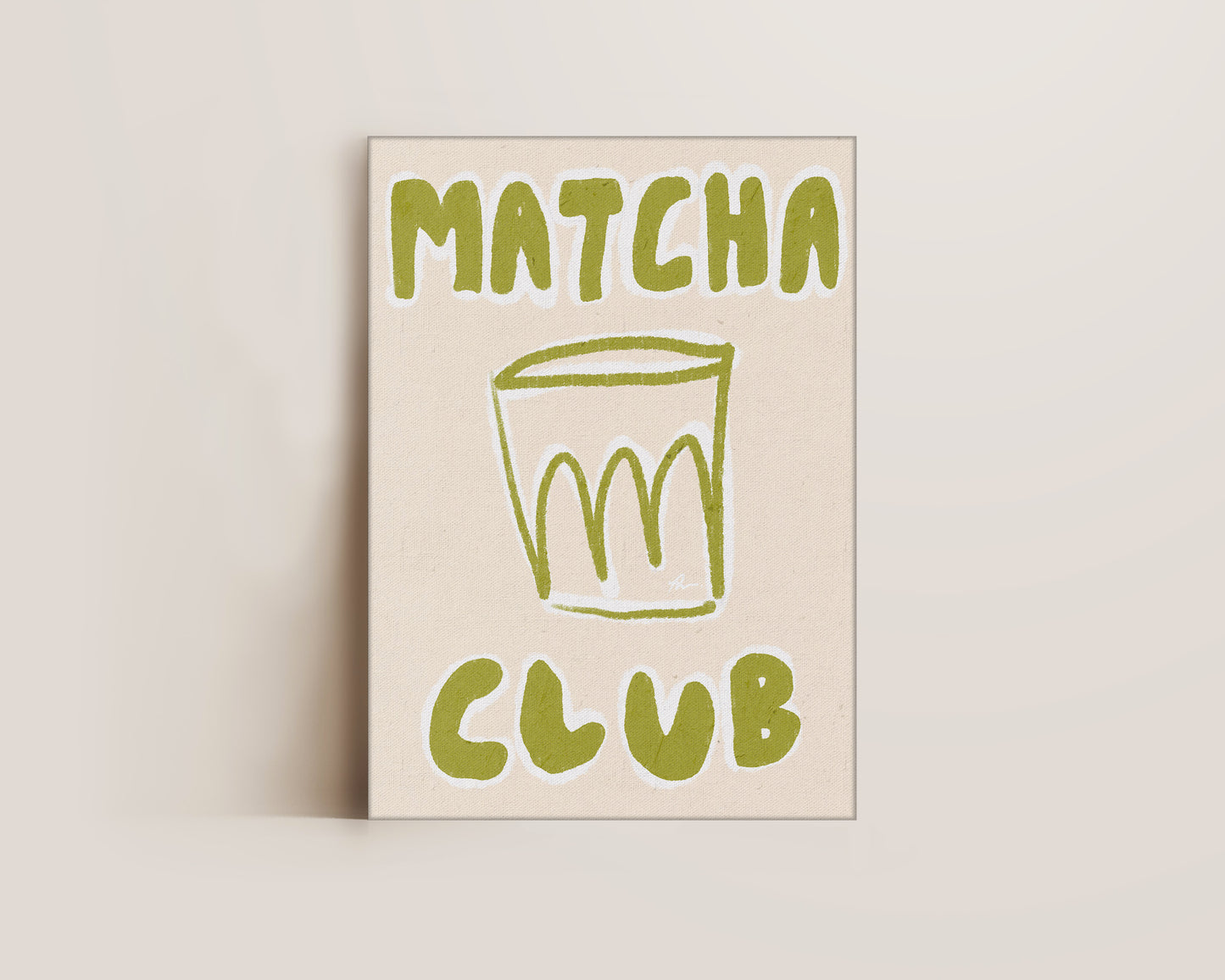 Matcha Club Canvas