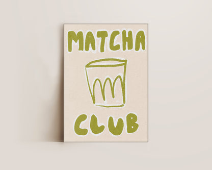 Matcha Club Canvas