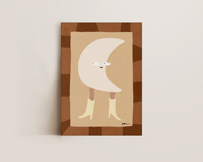 Moon Cowgirl Canvas