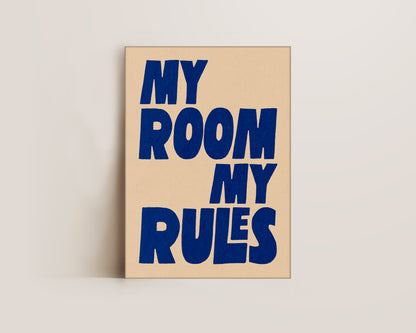 My Room My Rules Canvas