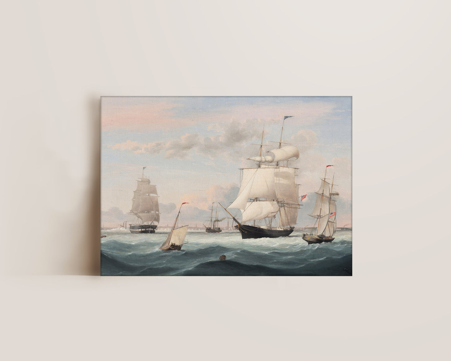 New York Harbour Canvas