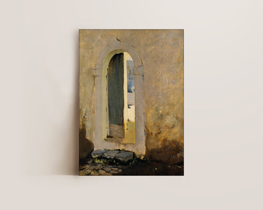 Doorway To Morocco Canvas