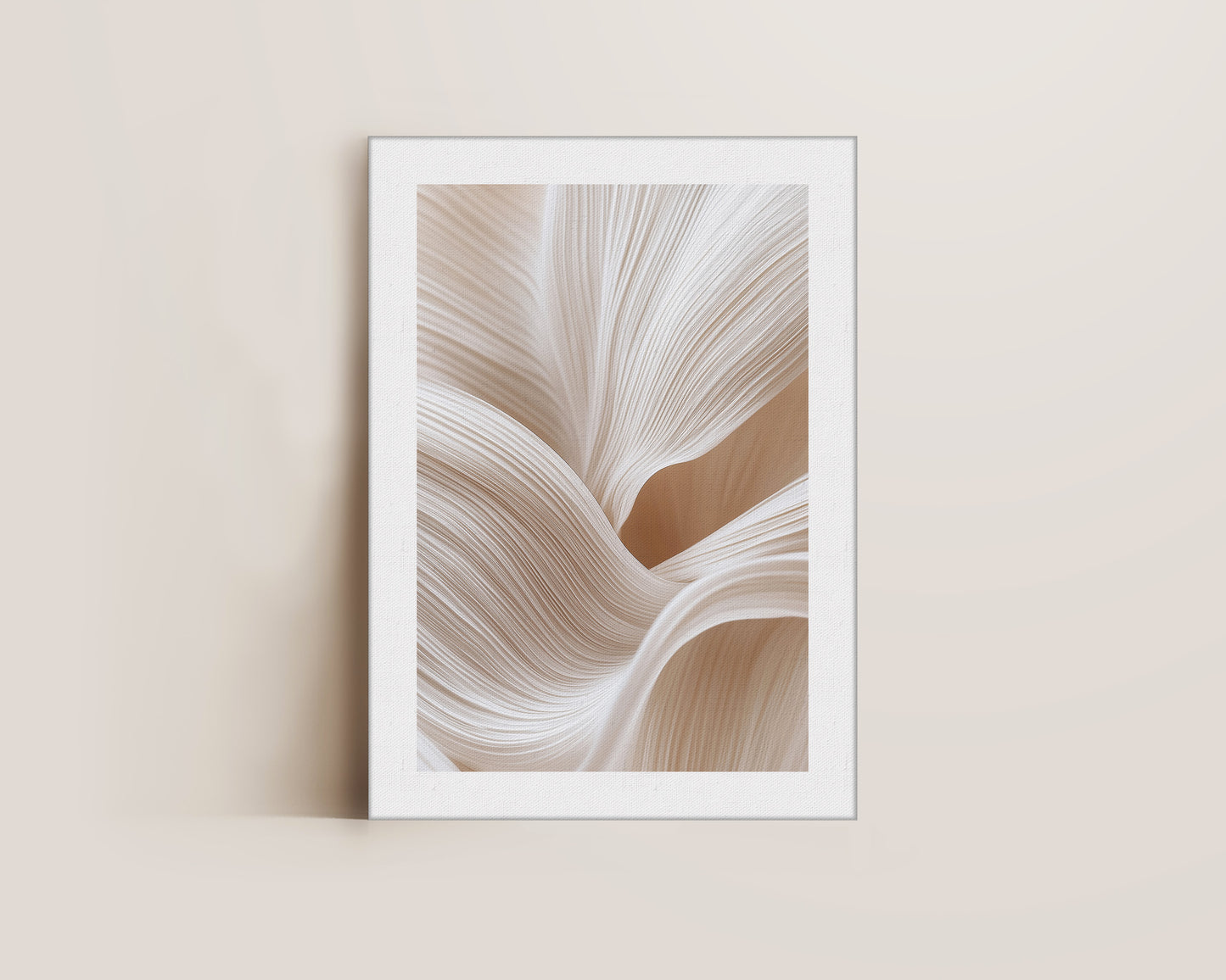 Organic Waves Canvas
