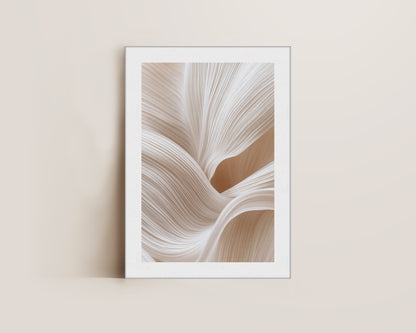 Organic Waves Canvas