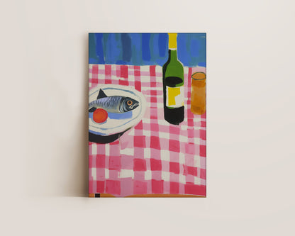 Parisian Picnic Canvas