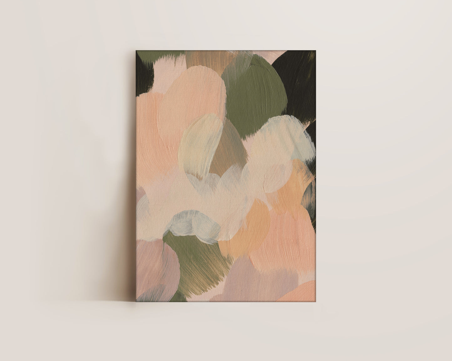 Pink & Green No. 3 Canvas