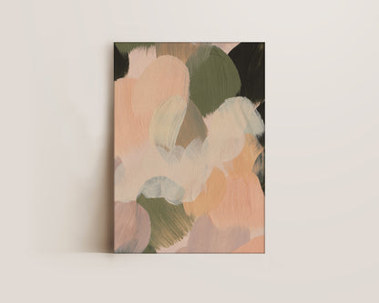 Pink & Green No. 3 Canvas