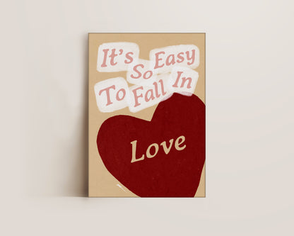 So Easy To Fall Canvas