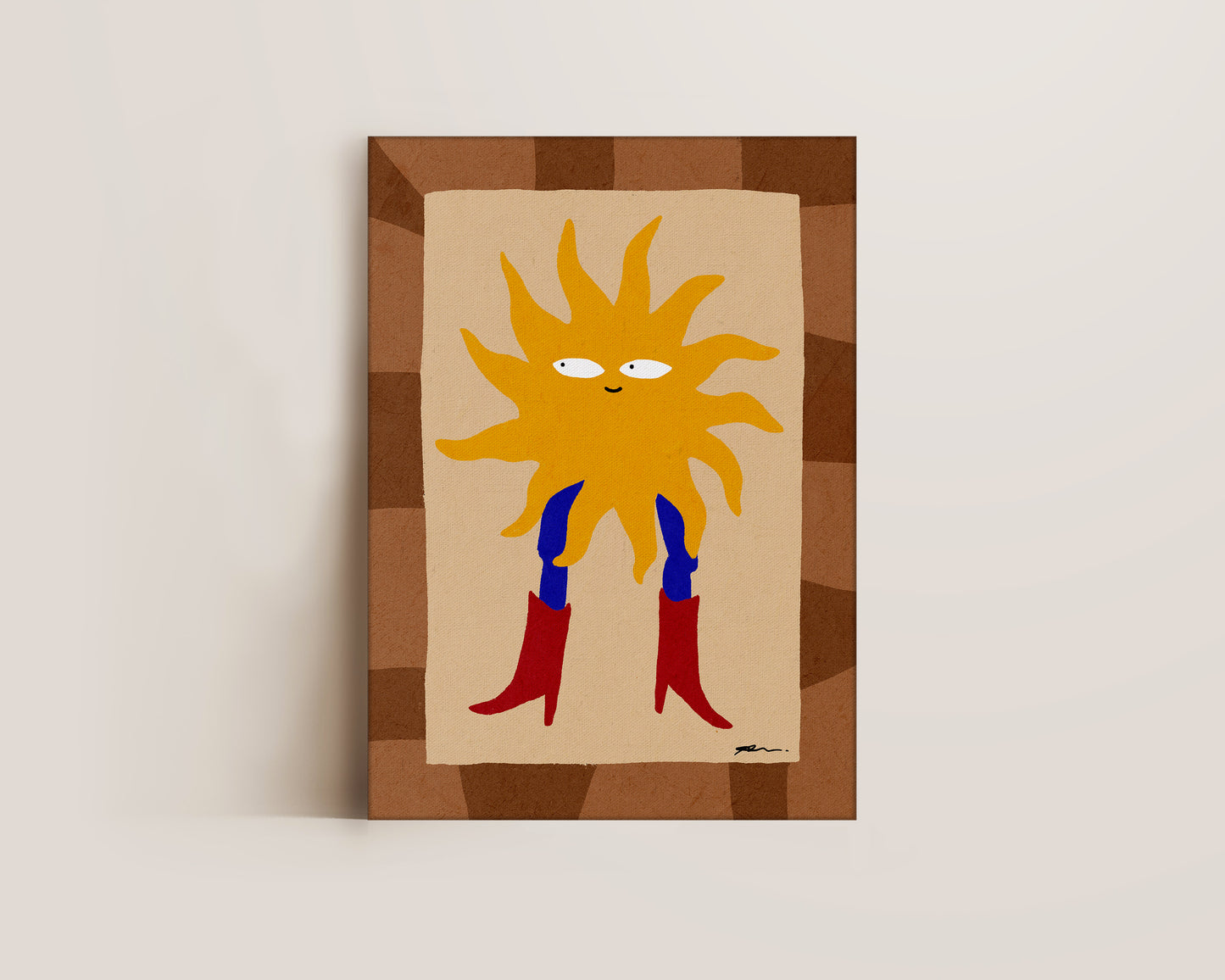 Sun Cowgirl Canvas
