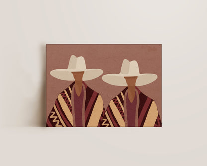 The Twins Canvas