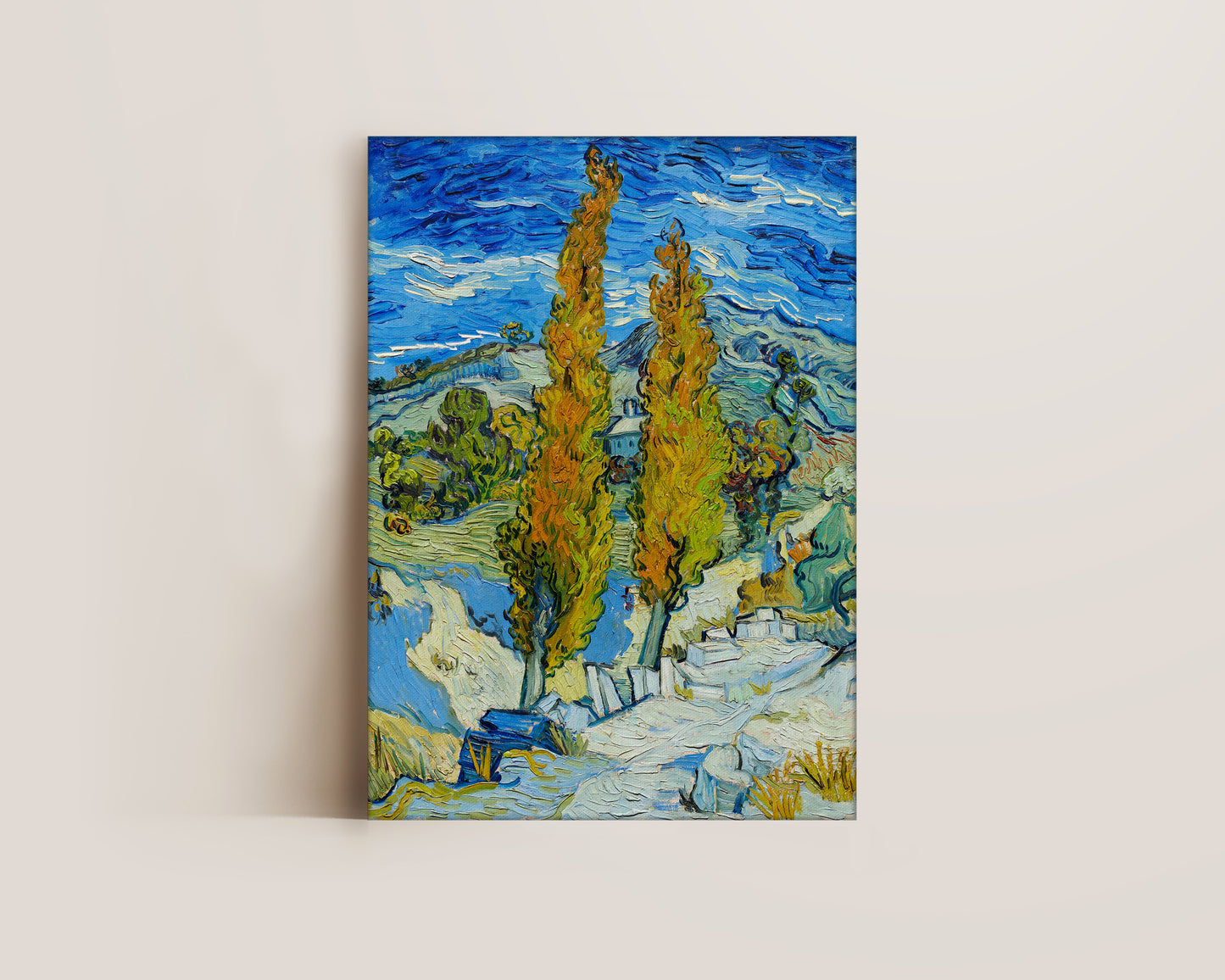 The Poplars Canvas