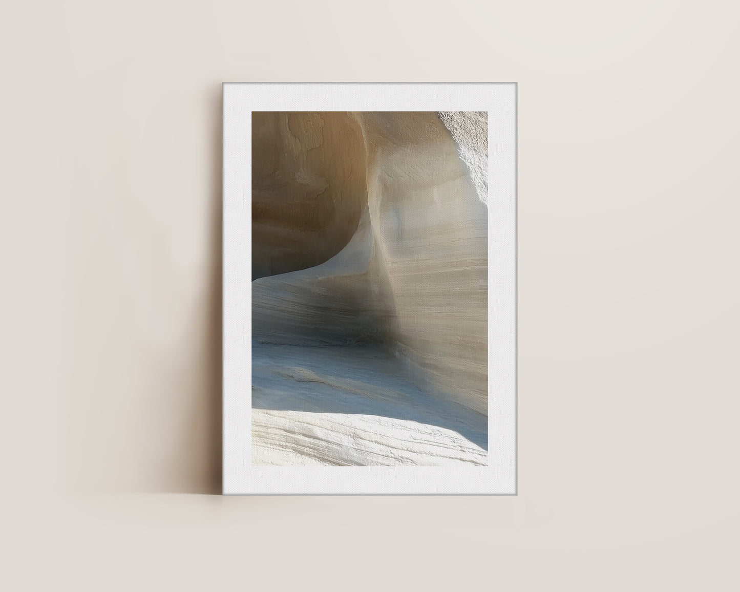 White Caves Canvas