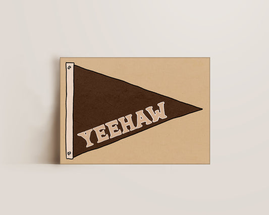 Yeehaw Flag Canvas