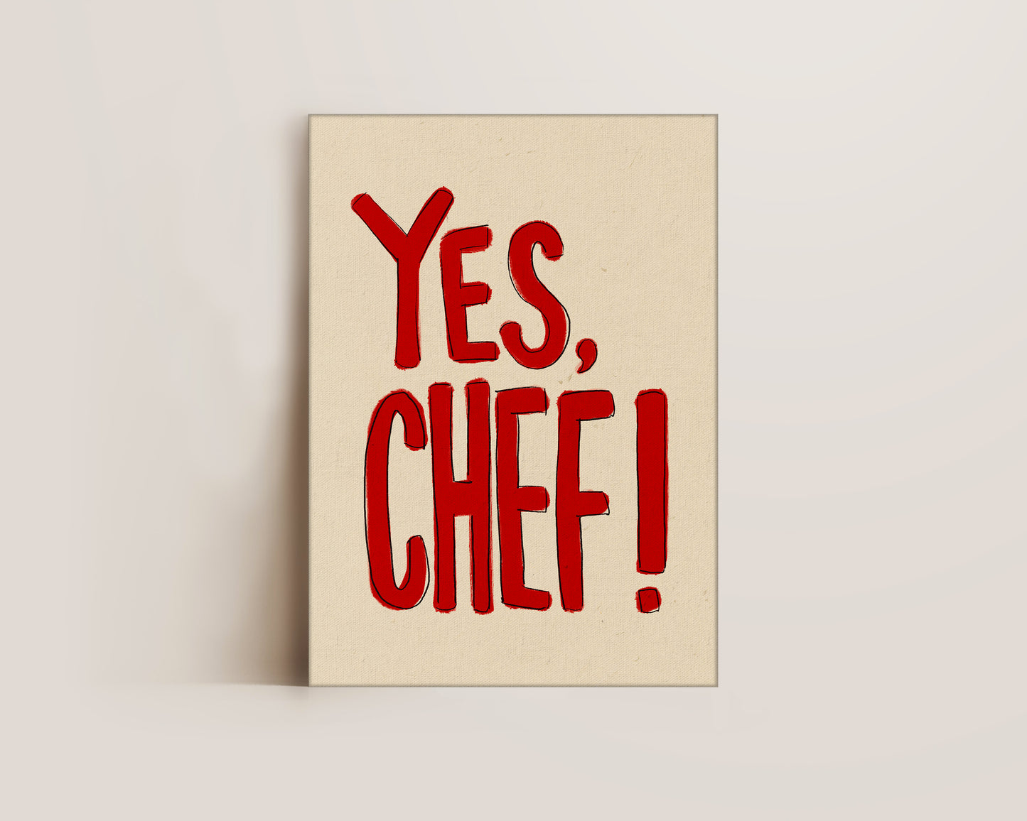 Yes Chef Canvas