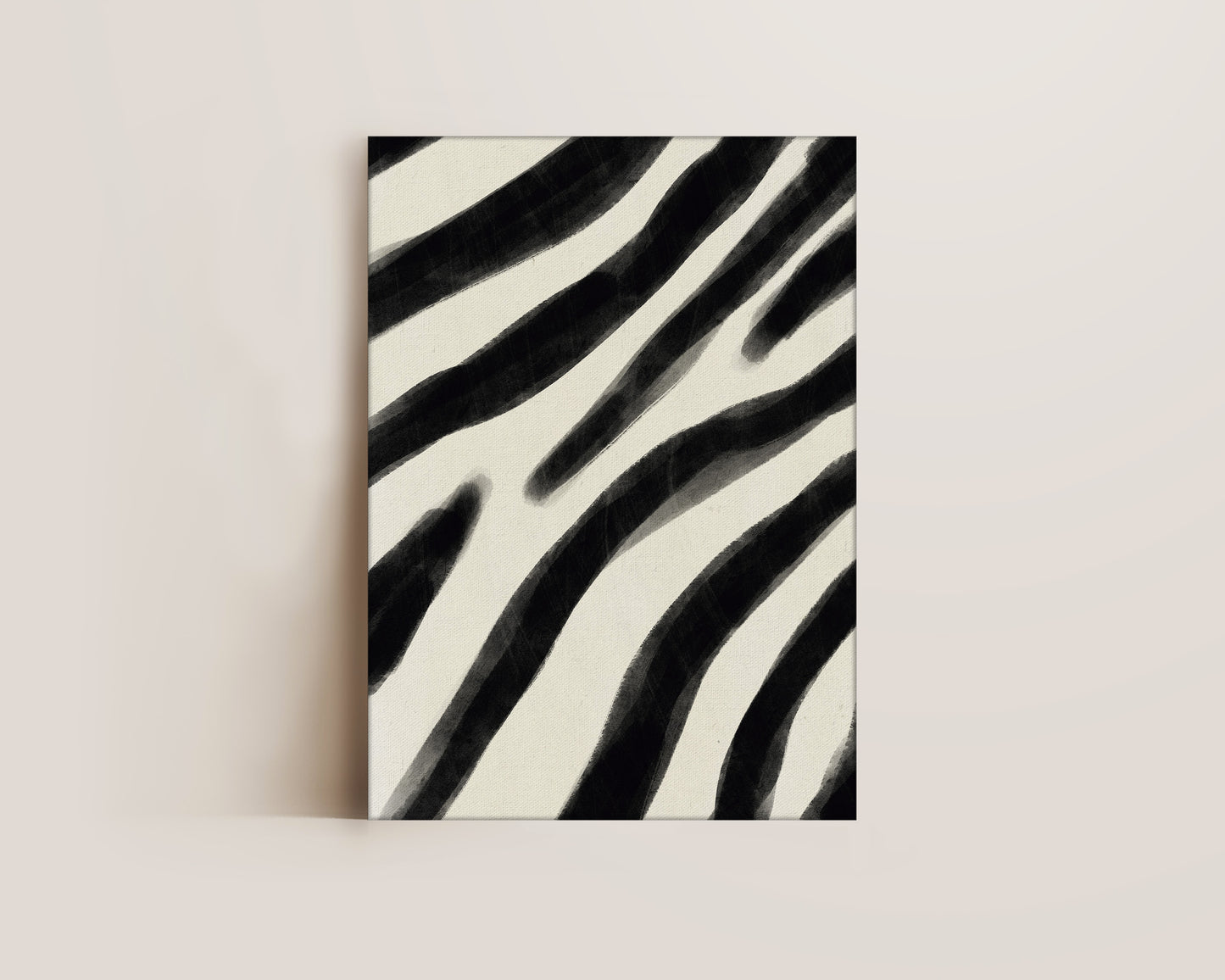Zebra Print Canvas