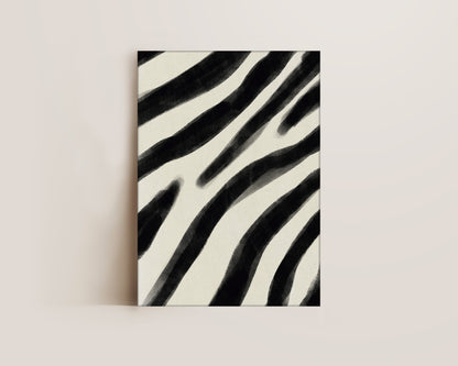 Zebra Print Canvas