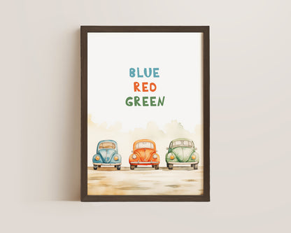 Three Cars Print